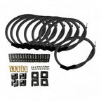 Scott Performance - Fiberglass Sleeved Spark Plug Wire Kit 30 OHM  - Black - SPW-PS-K45-1
