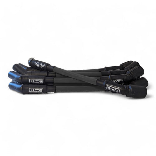 Scott Performance - Chevy Ls Truck 300 OHM Plug Set  - Black - SPW300-CH-LS-T-1