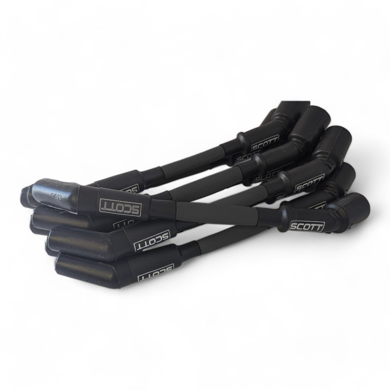 Scott Performance - Chevy LS-LT-Gen5 30 OHM Fiberglass Sleeved Spark Plug Wire Set  - Black - SPW-PS-LT-GEN5-1