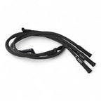 Scott Performance - Ford 2.3L 30 OHM Fiberglass Sleeved Spark Plug Wire Set  - Black - SPW-PS-23-1