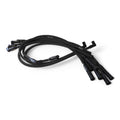 Scott Performance - Small Block Dodge 30 OHM Fiberglass Sleeved Spark Plug Wire Set  - Red - SPW-PS-660-2