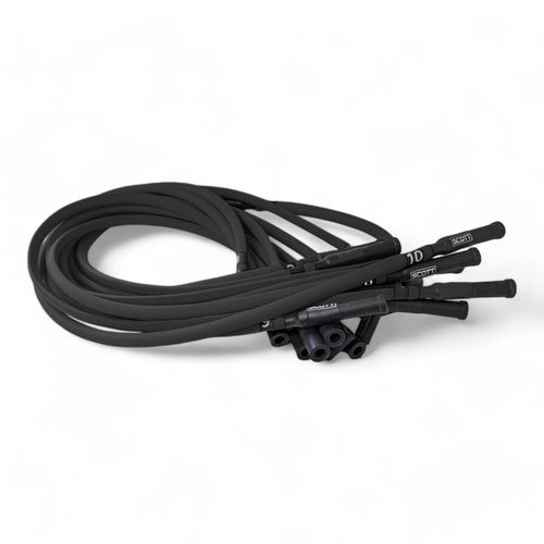 Scott Performance - Dodge Viper Gen3 30 OHM Fiberglass Sleeved Spark Plug Wire Set  - Black - SPW-PS-690-III-1