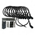 Scott Performance - Fiberglass Sleeved Spark Plug Wire Kit 30 OHM  - Black - SPW-PS-LSRELO-1