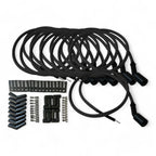 Scott Performance - Fiberglass Sleeved Spark Plug Wire Kit 30 OHM  - Black - SPW-PS-LSRELO-1