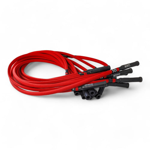 Scott Performance - Dodge Viper Gen3 30 OHM Fiberglass Sleeved Spark Plug Wire Set  - Red - SPW-PS-690-III-2