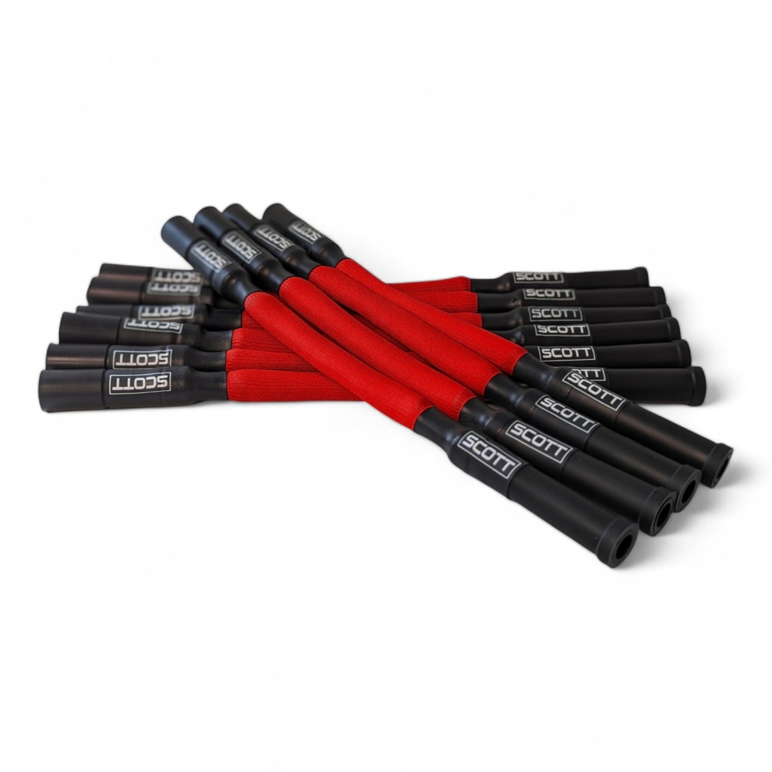 Scott Performance - Dodge Viper Gen4/5 30 OHM Fiberglass Sleeved Spark Plug Wire Set  - Red - SPW-PS-690-IV/V-2
