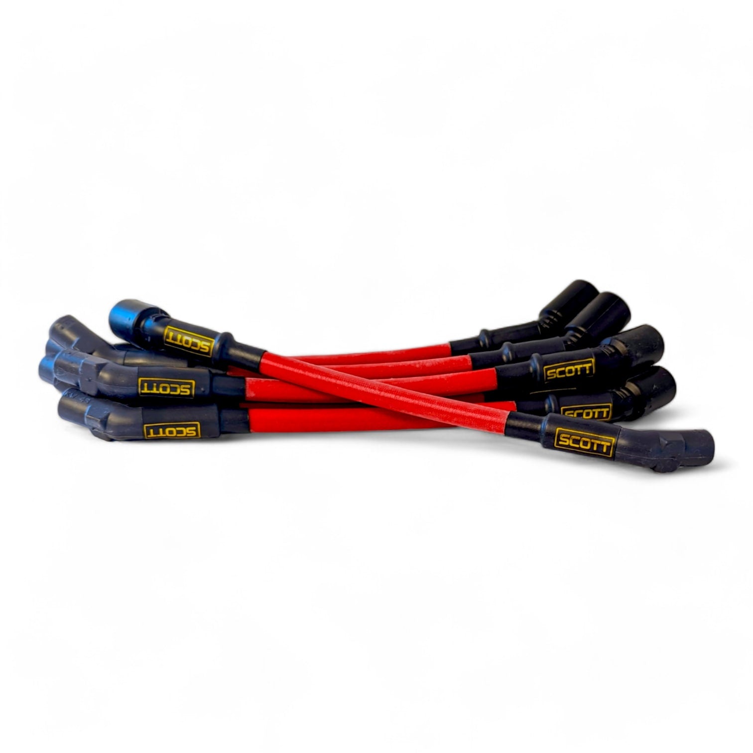 Scott Performance - 7.3 Ford Godzilla 30 OHM Plug Set  - Red - SPW-CH-7.3ZILLA-2