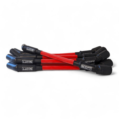 Scott Performance - Chevy Ls Truck 300 OHM Plug Set  - Red - SPW300-CH-LS-T-2