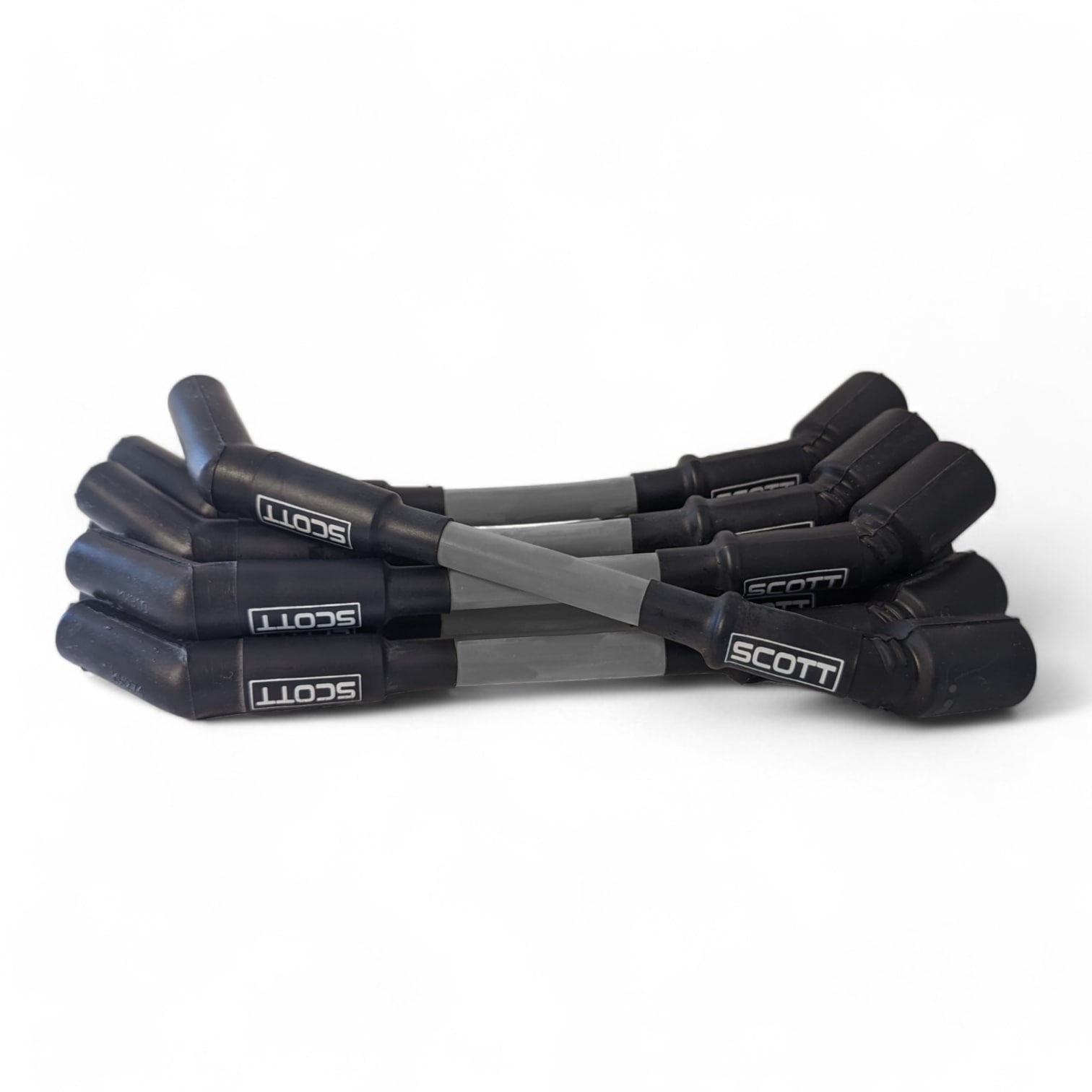 Scott Performance - Chevy Ls -Lt-Gen5 300 OHM Plug Set  - Gray - SPW300-CH-LT-GEN5-3