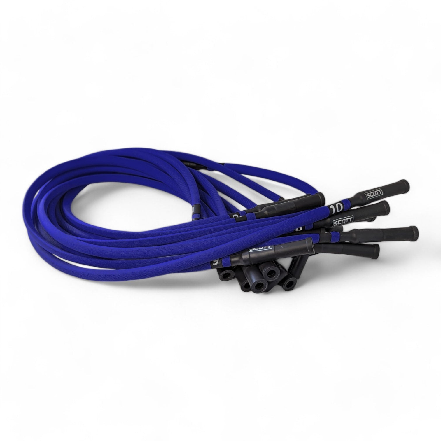 Scott Performance - Dodge Viper Gen3 30 OHM Fiberglass Sleeved Spark Plug Wire Set  - Blue - SPW-PS-690-III-3