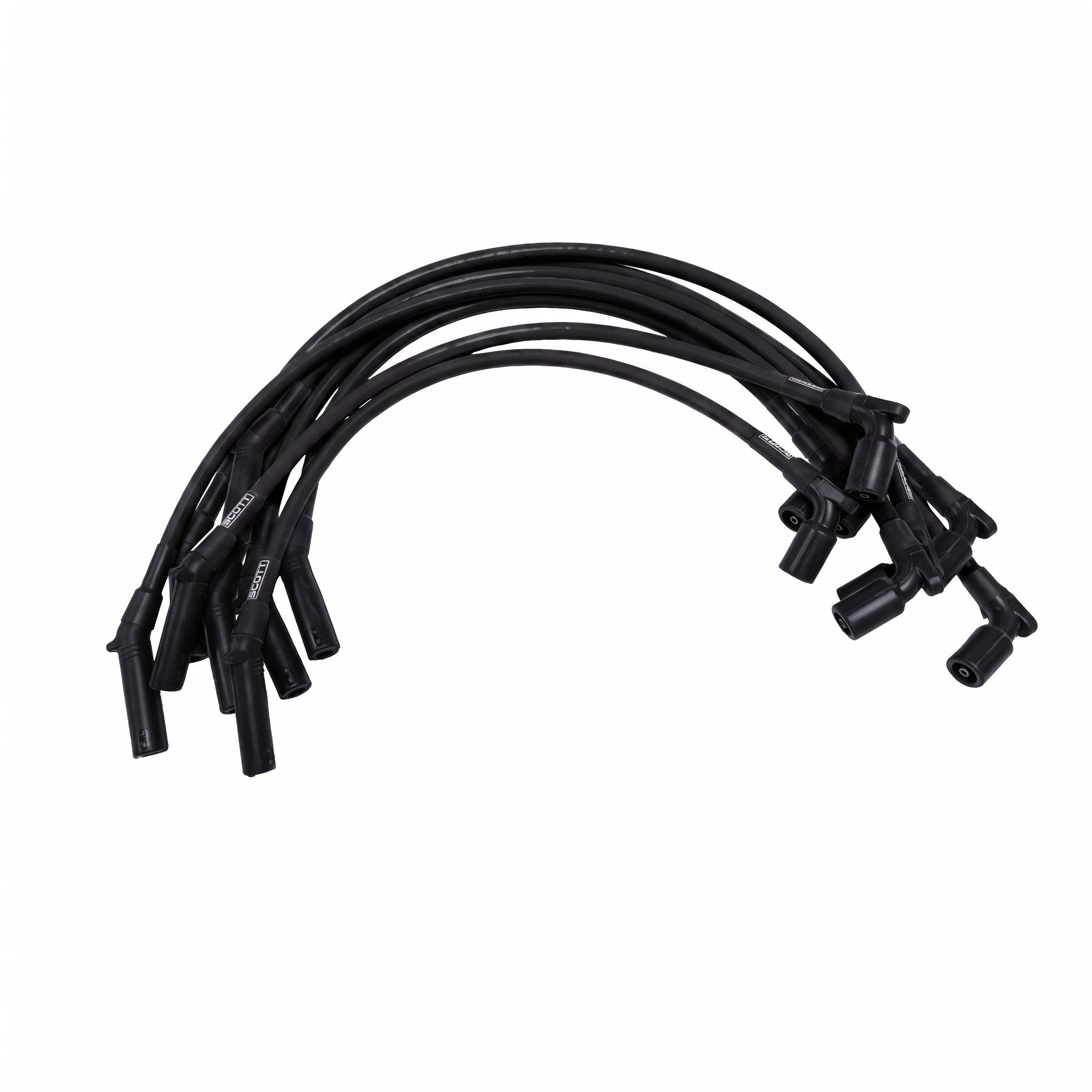 496 Mercruiser Spark Plug Wires - High Performance Low Ohm, 10mm Silicone Sleeved