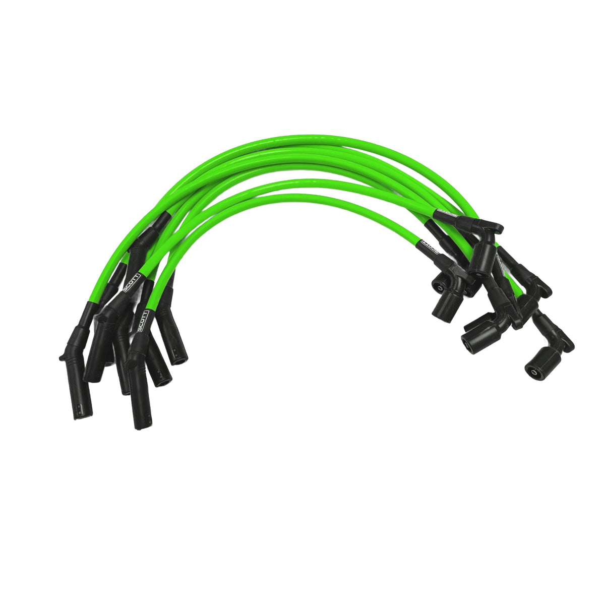 496 Mercruiser Spark Plug Wires - High Performance Low Ohm, 10mm Silicone Sleeved