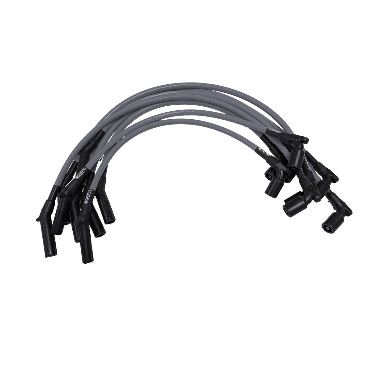 496 Mercruiser Spark Plug Wires - High Performance Low Ohm, 10mm Silicone Sleeved