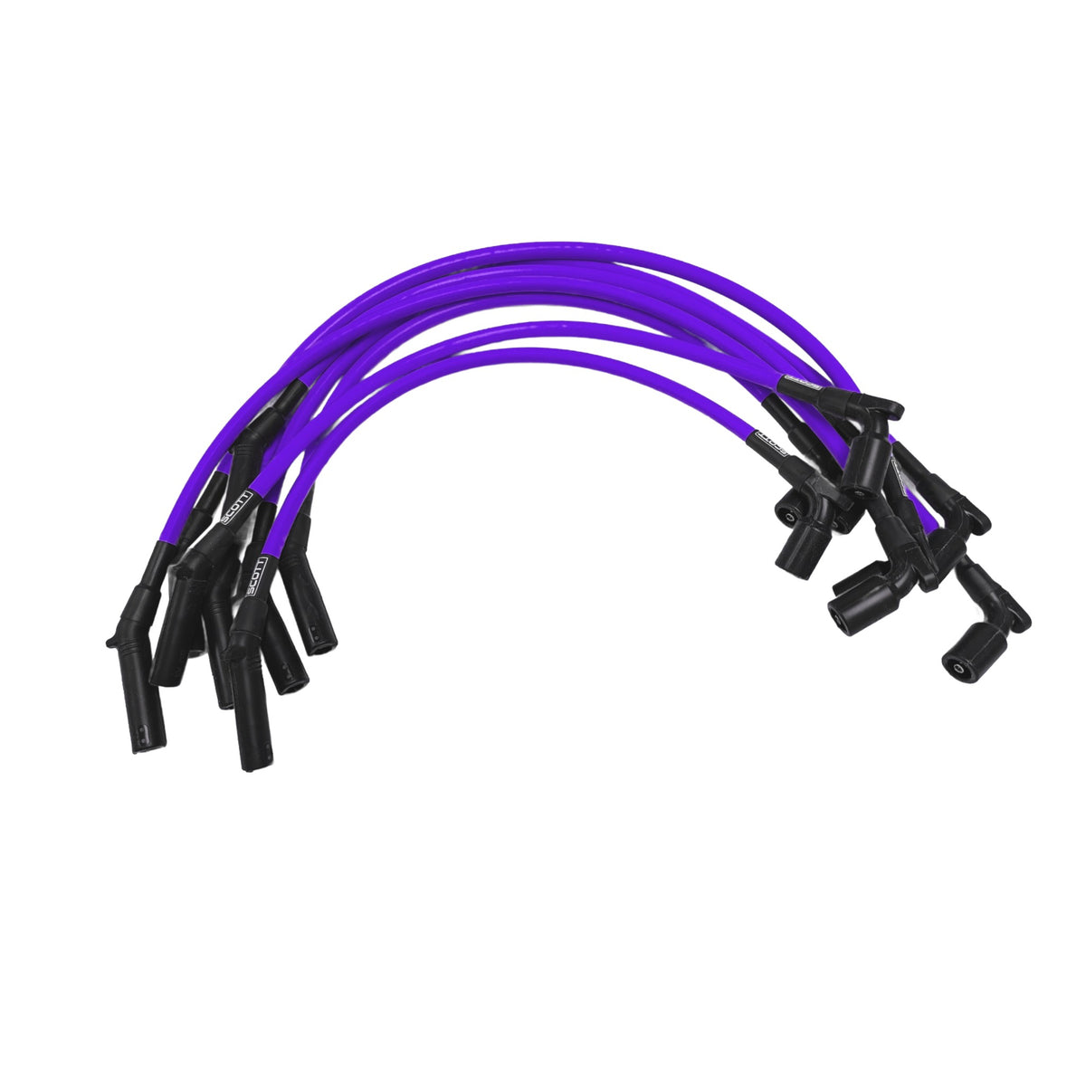 496 Mercruiser Spark Plug Wires - High Performance Low Ohm, 10mm Silicone Sleeved