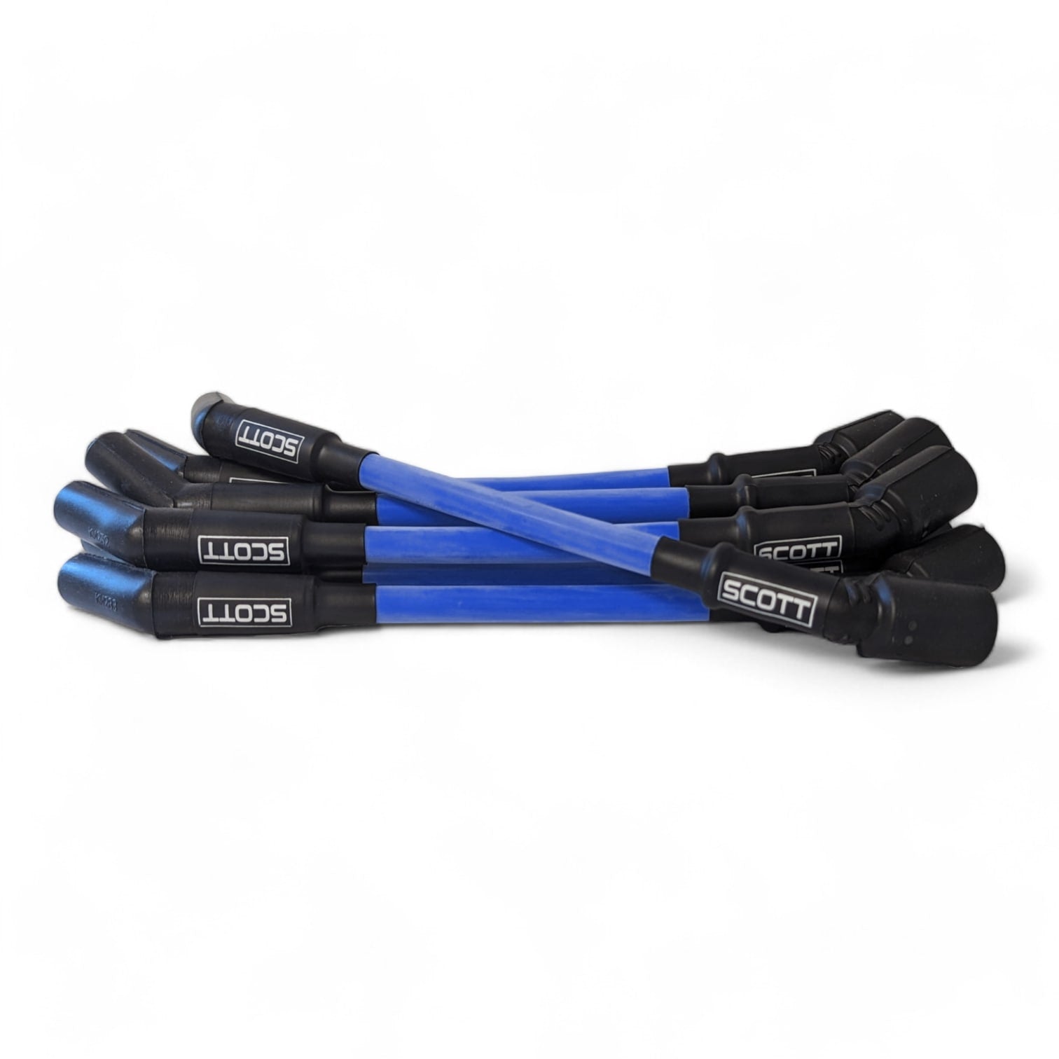 Scott Performance - Chevy Ls Truck 300 OHM Plug Set  - Blue - SPW300-CH-LS-T-4