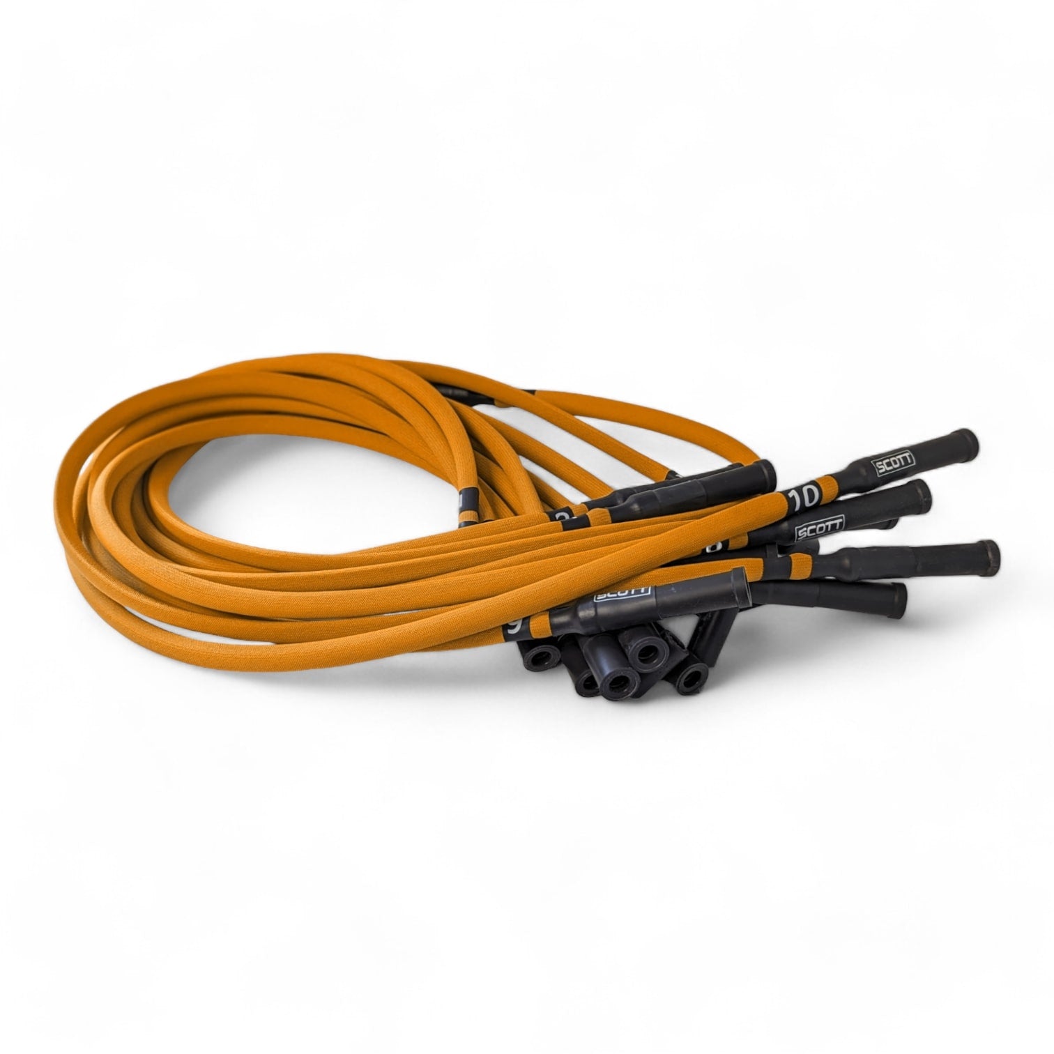 Scott Performance - Dodge Viper Gen3 30 OHM Fiberglass Sleeved Spark Plug Wire Set  - Orange - SPW-PS-690-III-6