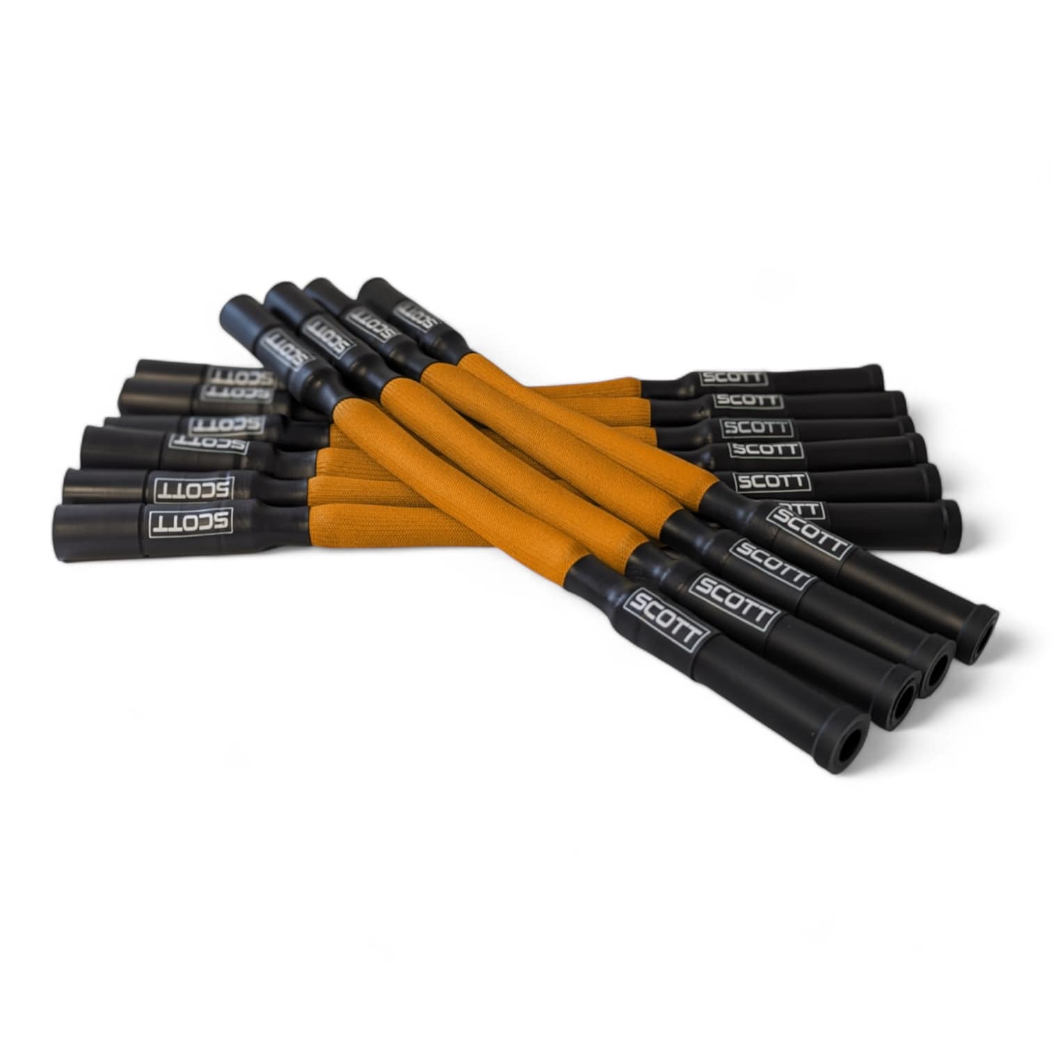 Scott Performance - Dodge Viper Gen4/5 30 OHM Fiberglass Sleeved Spark Plug Wire Set  - Orange - SPW-PS-690-IV/V-6