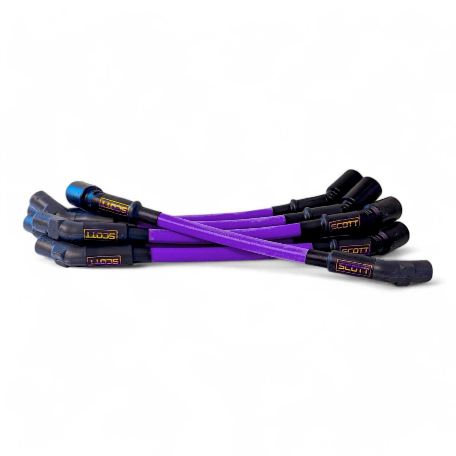 Scott Performance - 7.3 Ford Godzilla 30 OHM Plug Set  - Purple - SPW-CH-7.3ZILLA-6
