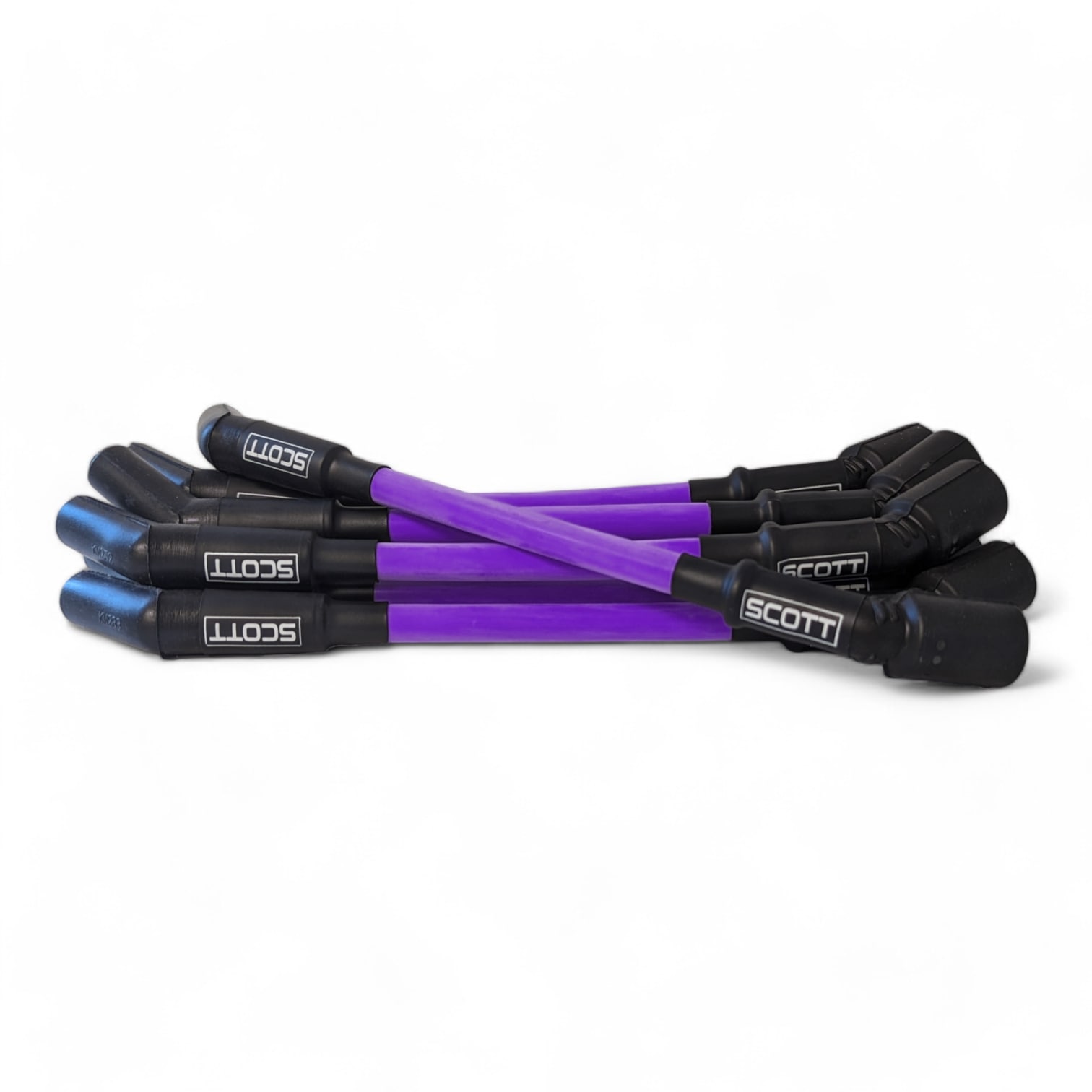Scott Performance - Chevy Ls Truck 300 OHM Plug Set  - Purple - SPW300-CH-LS-T-6