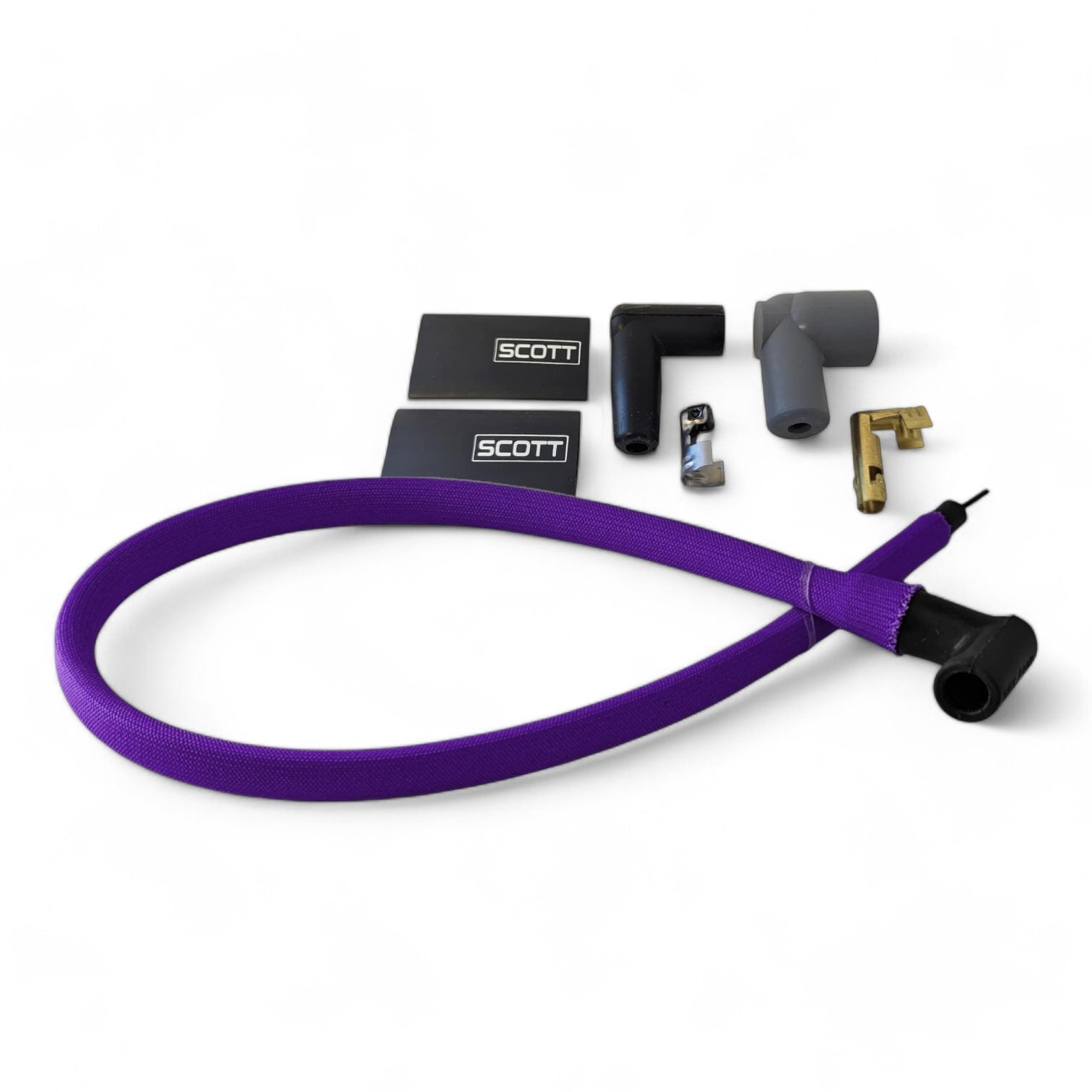 48 Inch High Performance Low Ohm Fiberglass Sleeved Universal Coil Wire Kit - #SPW-PSCW-48
