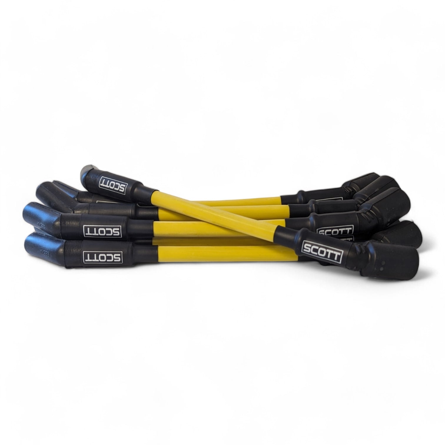 Scott Performance - Chevy Ls Truck 300 OHM Plug Set  - Yellow - SPW300-CH-LS-T-7