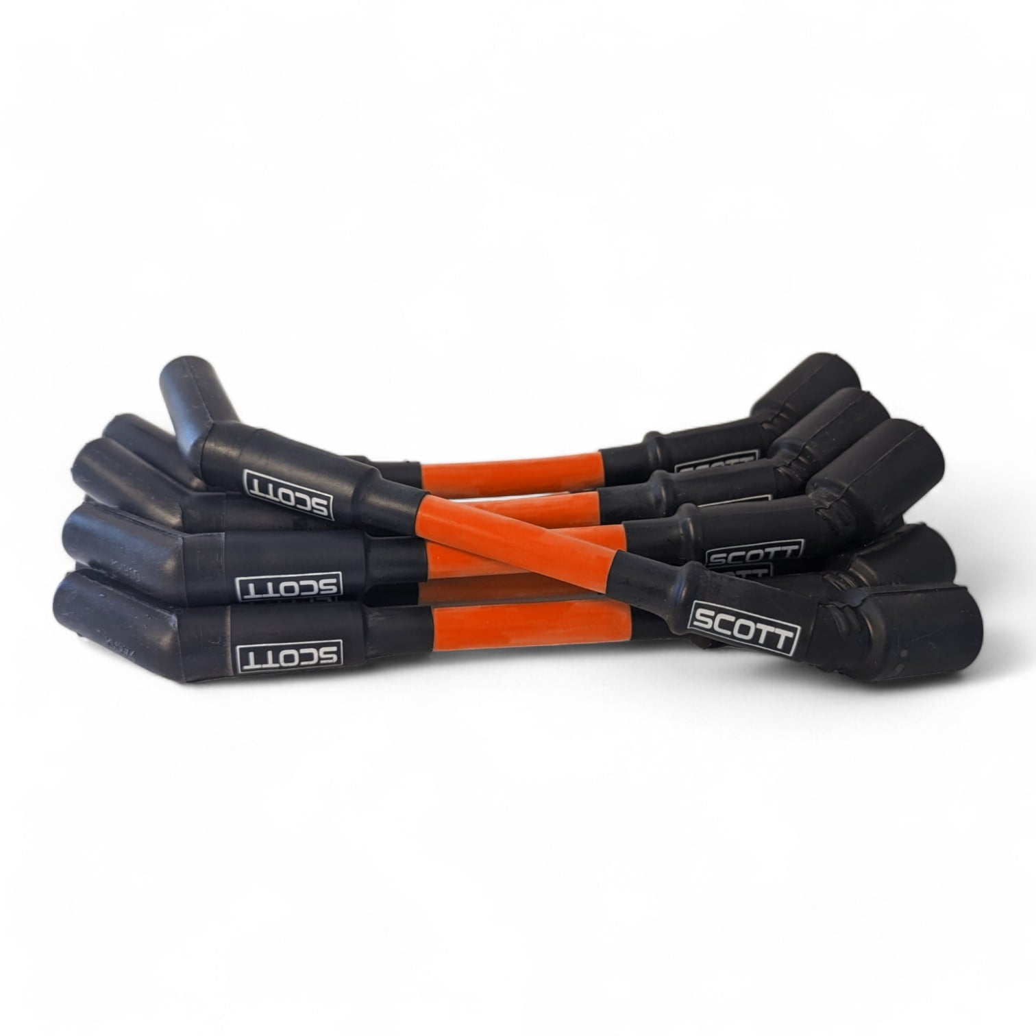 Scott Performance - Chevy Ls -Lt-Gen5 300 OHM Plug Set  - Fluorescent Orange - SPW300-CH-LT-GEN5-9