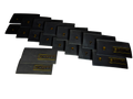 Numbered Shrink Sleeves - Metallic Gold on Black