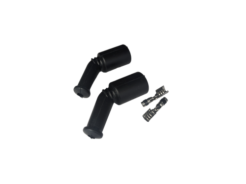 GM LS 45 Degree Silicone Coil Boot And Terminal Kit 