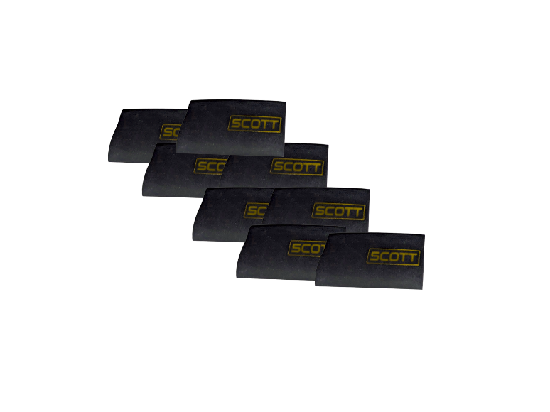 Shrink Sleeves - Metallic Gold on Black