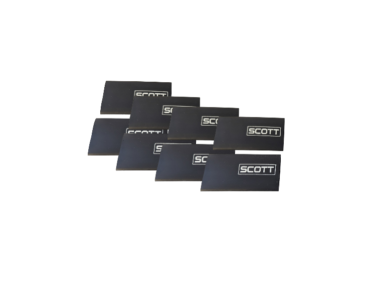 Shrink Sleeves - White on Black