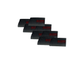 Shrink Sleeves - Metallic Red on Black