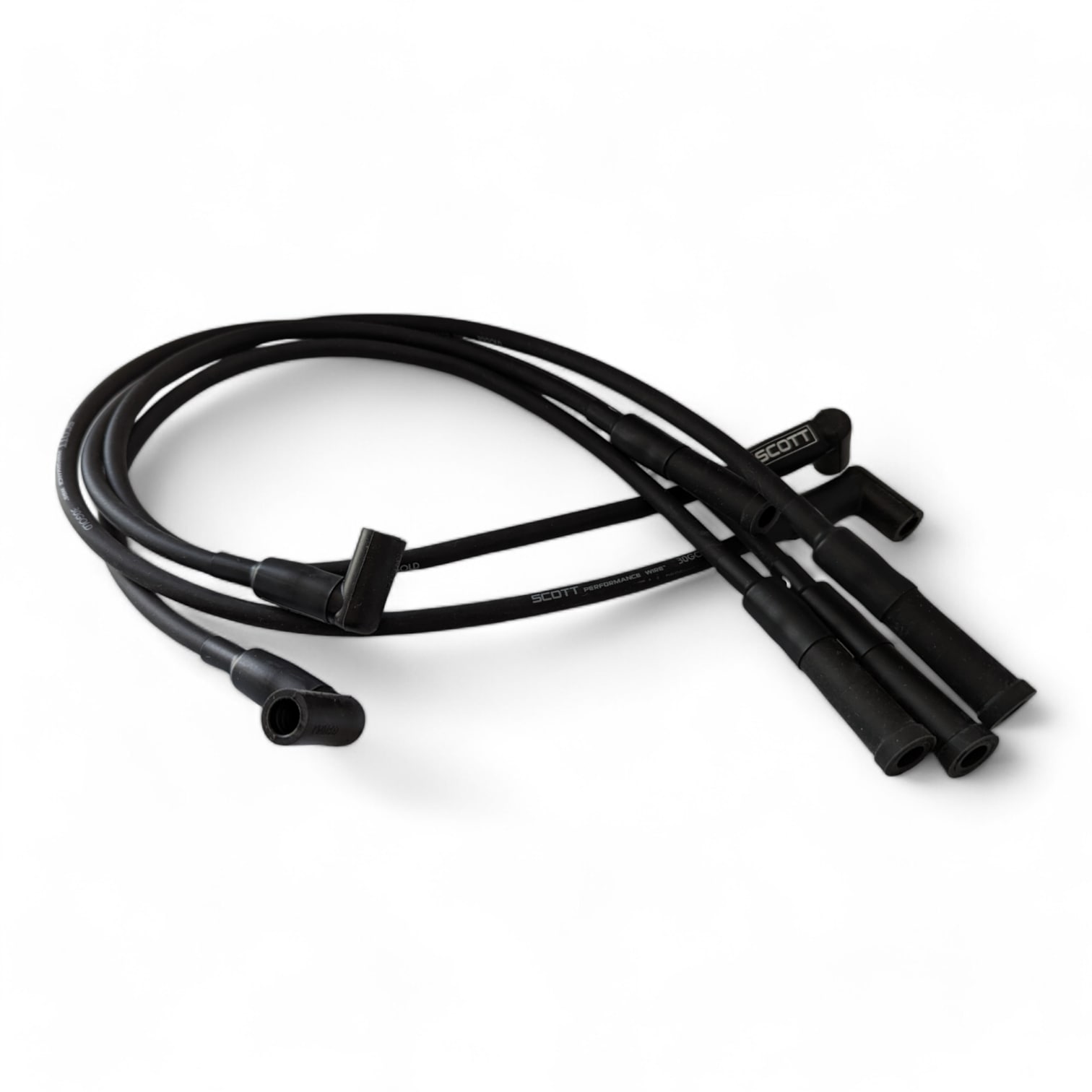 Scott Performance - Ford 2.3L 300 OHM Plug Set  - Black - SPW300-NS-23