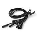 Scott Performance - Big Block Ford Under Header Dragster 300 OHM Plug Set  - Black - SPW300-NS-530