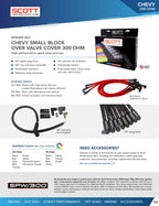 Street Performance Non-Sleeved Spark Plug Wire Set - Small Block Chevy - #SPW300-NS-402
