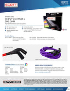 Street Performance Silicone Sleeved Spark Plug Wire Set for GM LS CT 525 - #SPW300-CH-525L-F