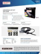 Street Performance Non-Sleeved Spark Plug Wire Set for Universal DIY - #SPW300-NS-KSTR